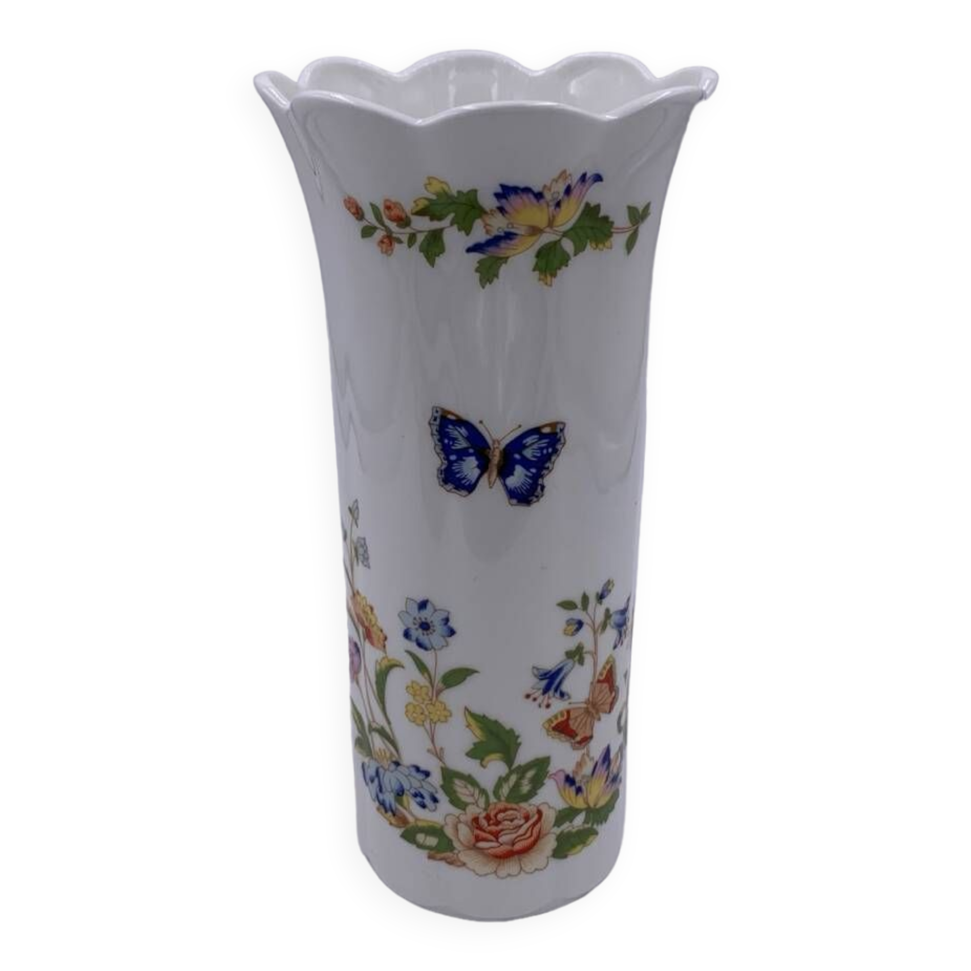 Aynsley cottage garden porcelain vase