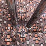 Paire de chaises en simili cuir