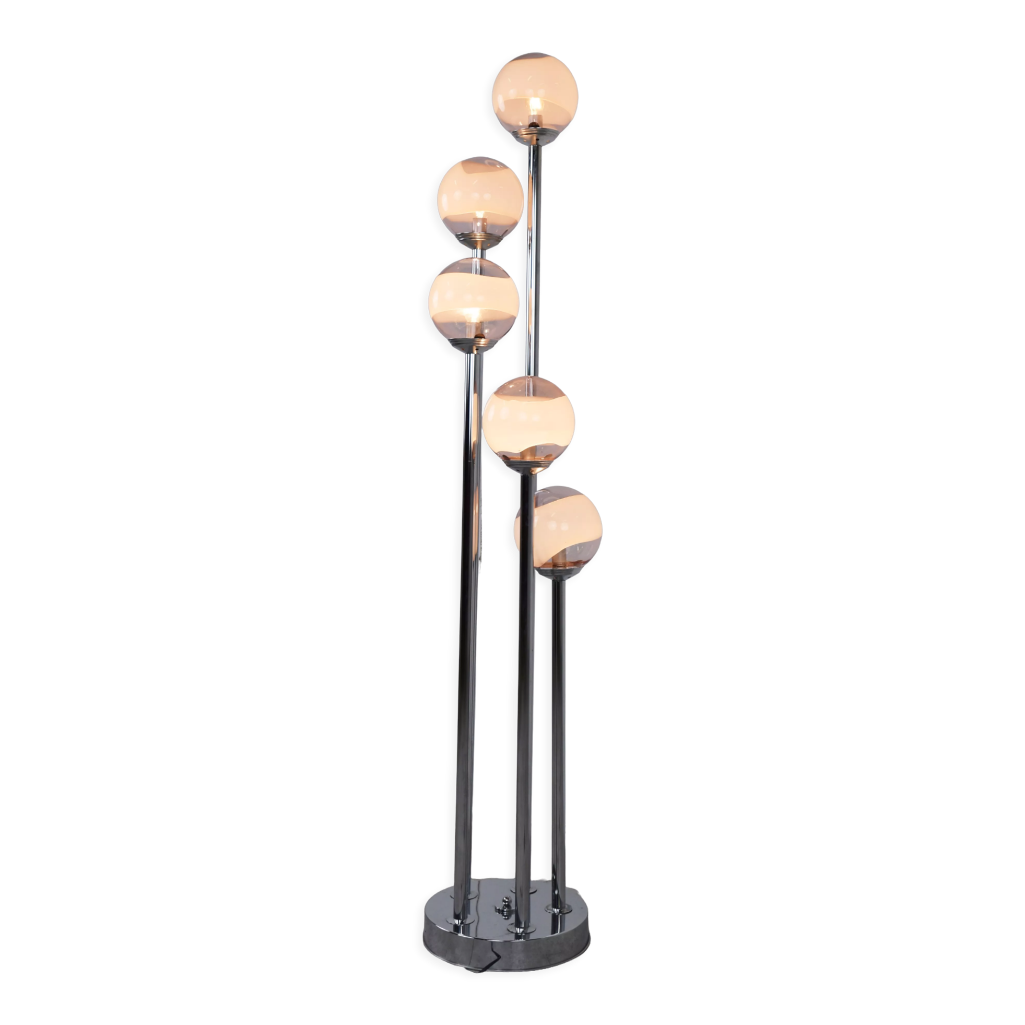 Vintage murano glass floor lamp, 1970s