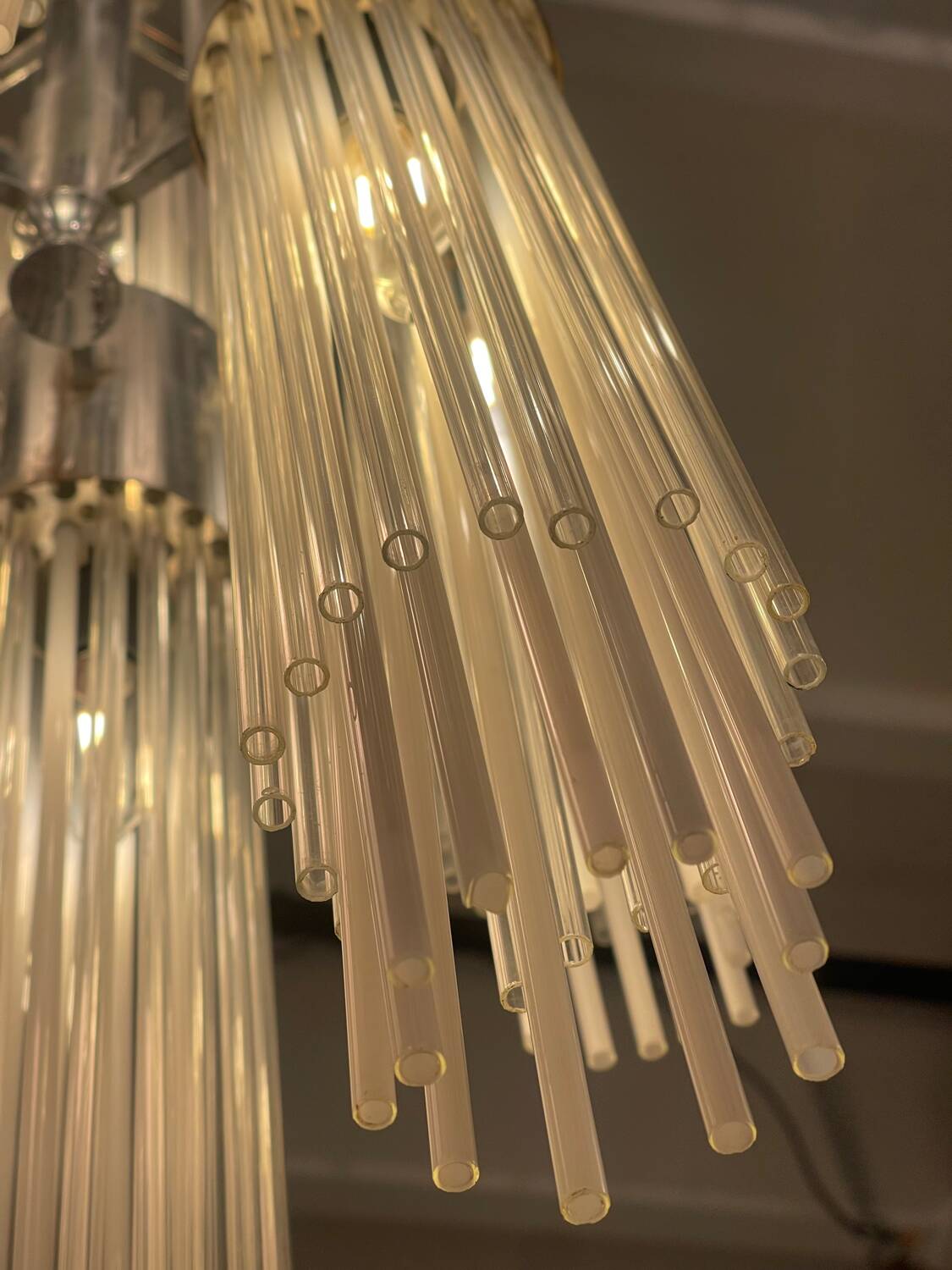 Pair of Italian chandeliers 1970