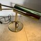 Koch and Lowe style brass articulated desk lamp