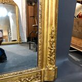 Mirror 125x97 cm beginning XIX gold leaf gilding