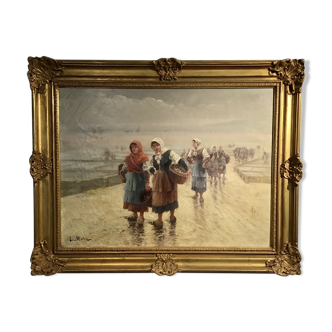 Signed painting, 20th century