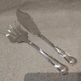 Ercuis Valencay pattern 2-piece silver-plated fish serving set