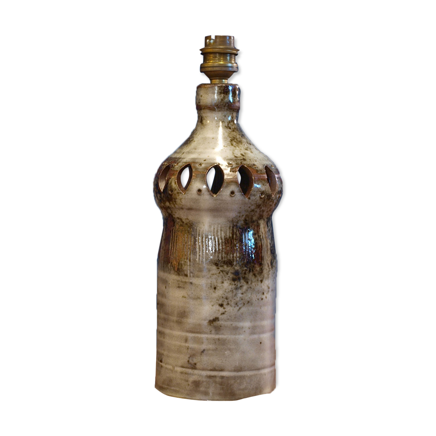 Ceramic lamp foot by Chantal and Thierry Robert