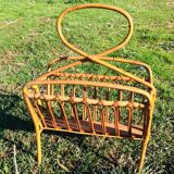 Rattan magazine holder