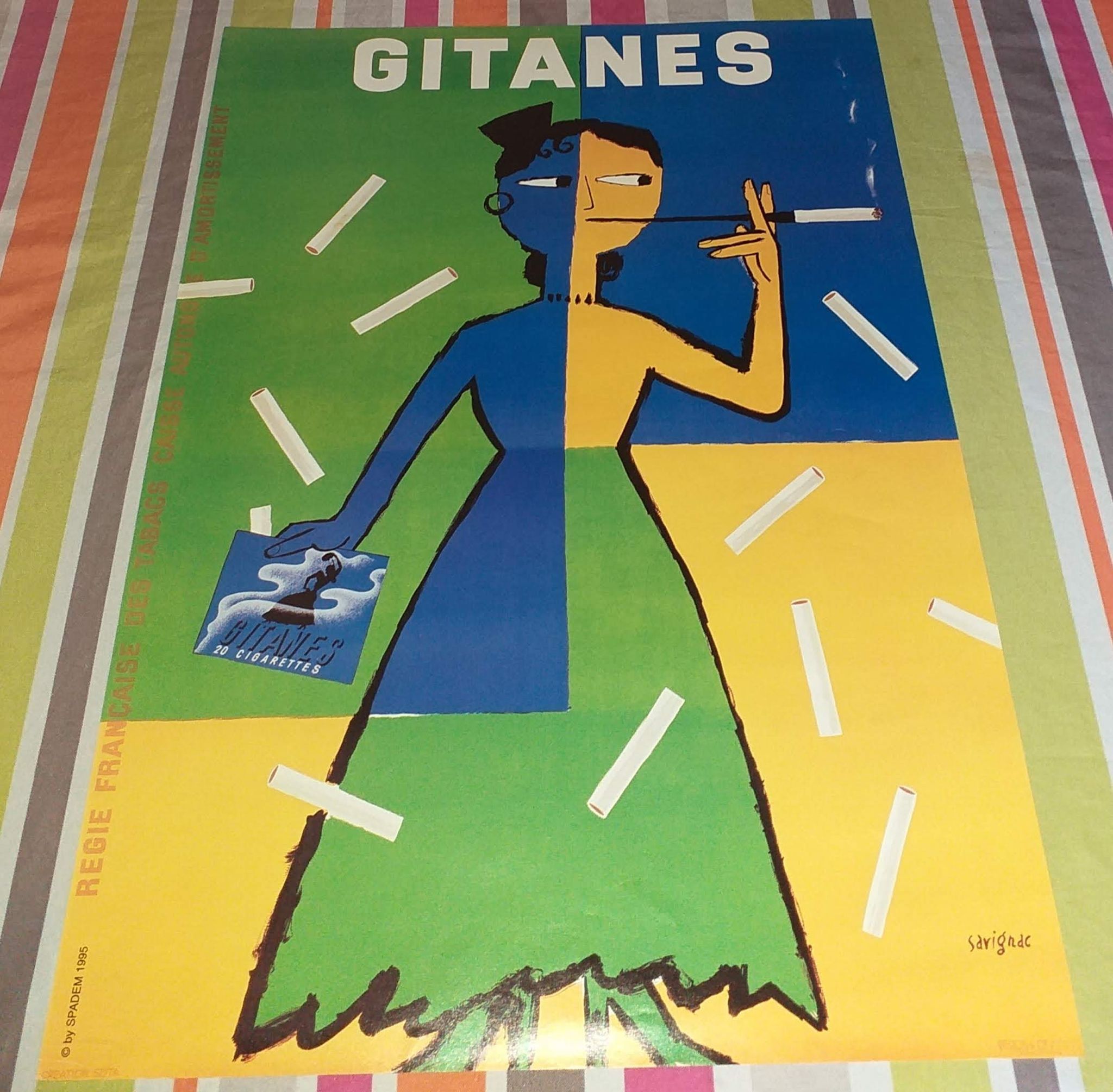Affiche gitane par raymond Savignac 1953