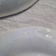 Set of 9 Saint Amand flat plates with fish decor