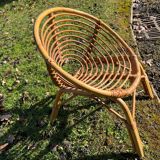 Fauteuil enfant en rotin