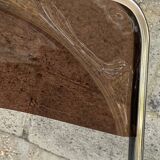 6 chaises pliantes en Plexiglas fumé et métal chrome Chaisor 1970