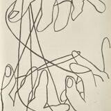 Françoise gilot pages d'amour iv lithograph 1951
