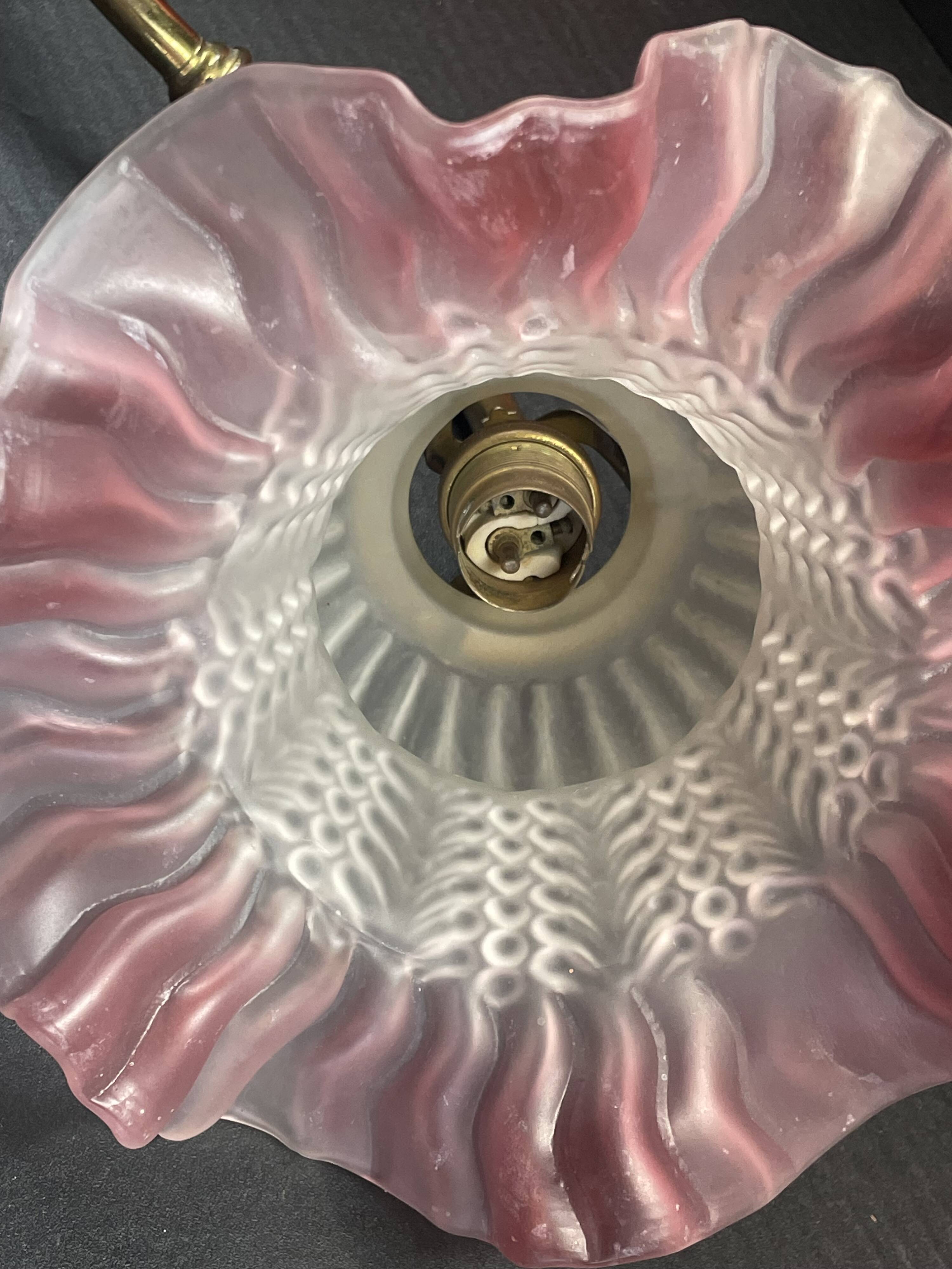 swan neck and tulip wall light circa 1940