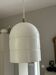 White metal suspension - suede from the 70s/80s