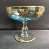 Large crystal bowl signed De Wan - Verrerie de Torino