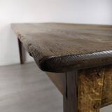 Oak farmhouse table