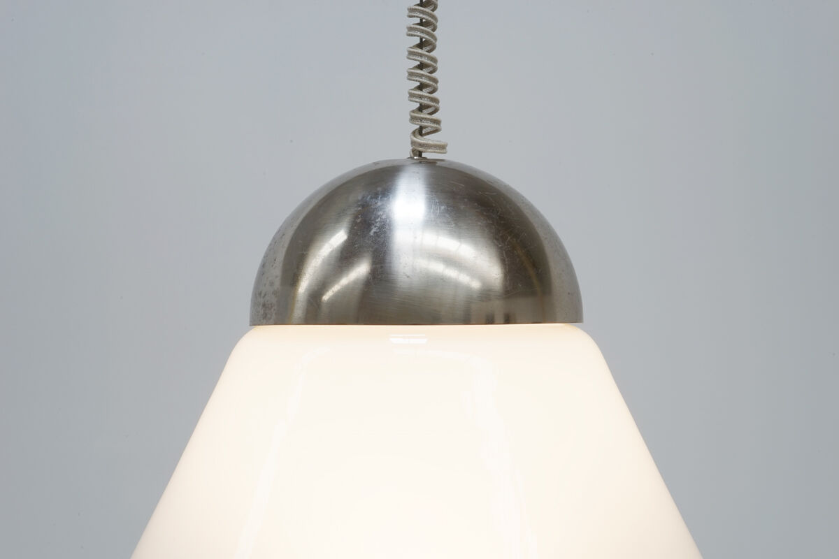 Italian double-blind glass suspension from the 1970s