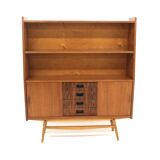 Scandinavian teak bookcase, Sweden, 1960
