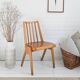 Lot de 4 chaises empilables en bois Danish Design Mid Century Chaise en bois Streben Vintage Skandi