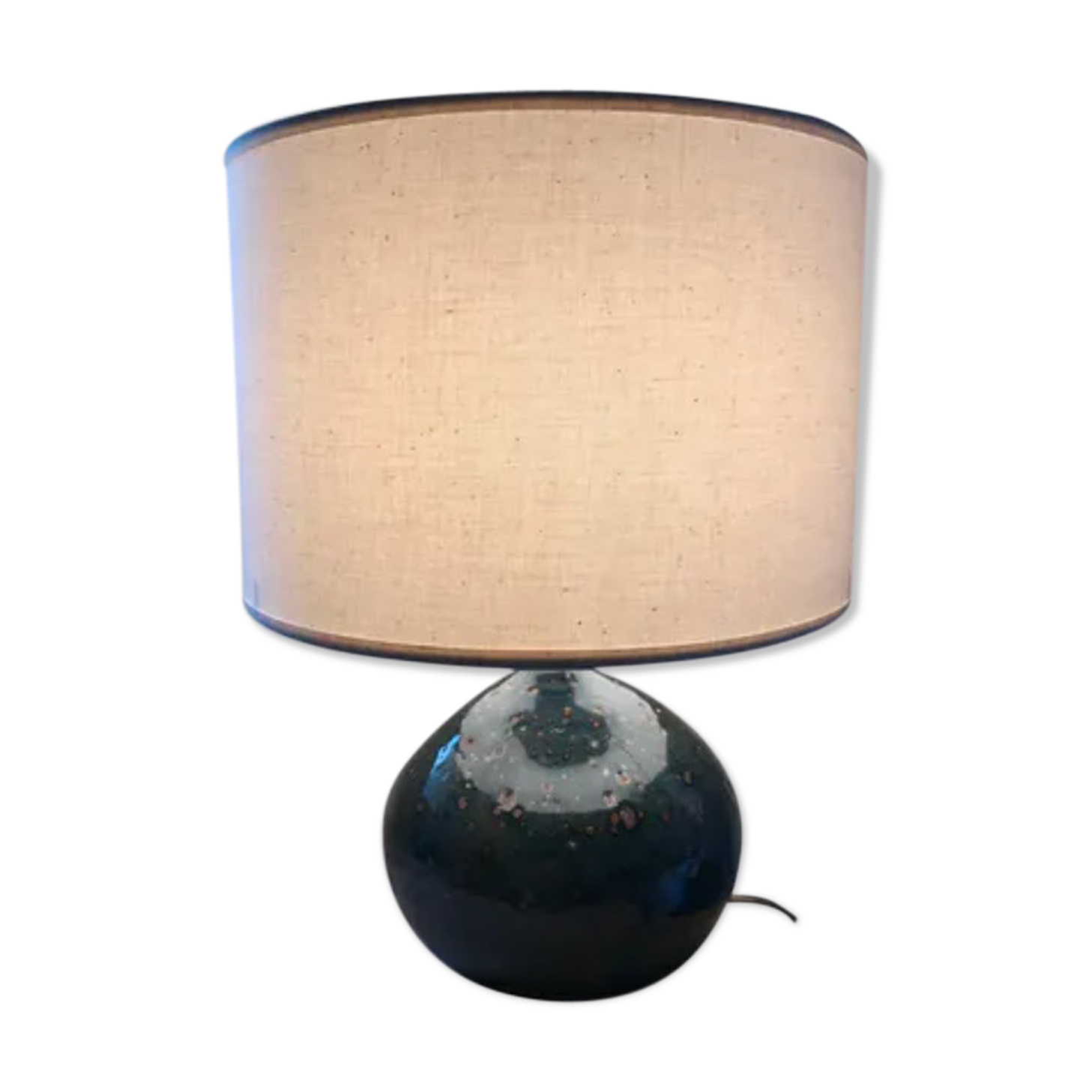 Green ceramic sandstone lamp