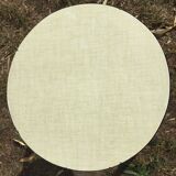 Yellow flave vintage formica stool