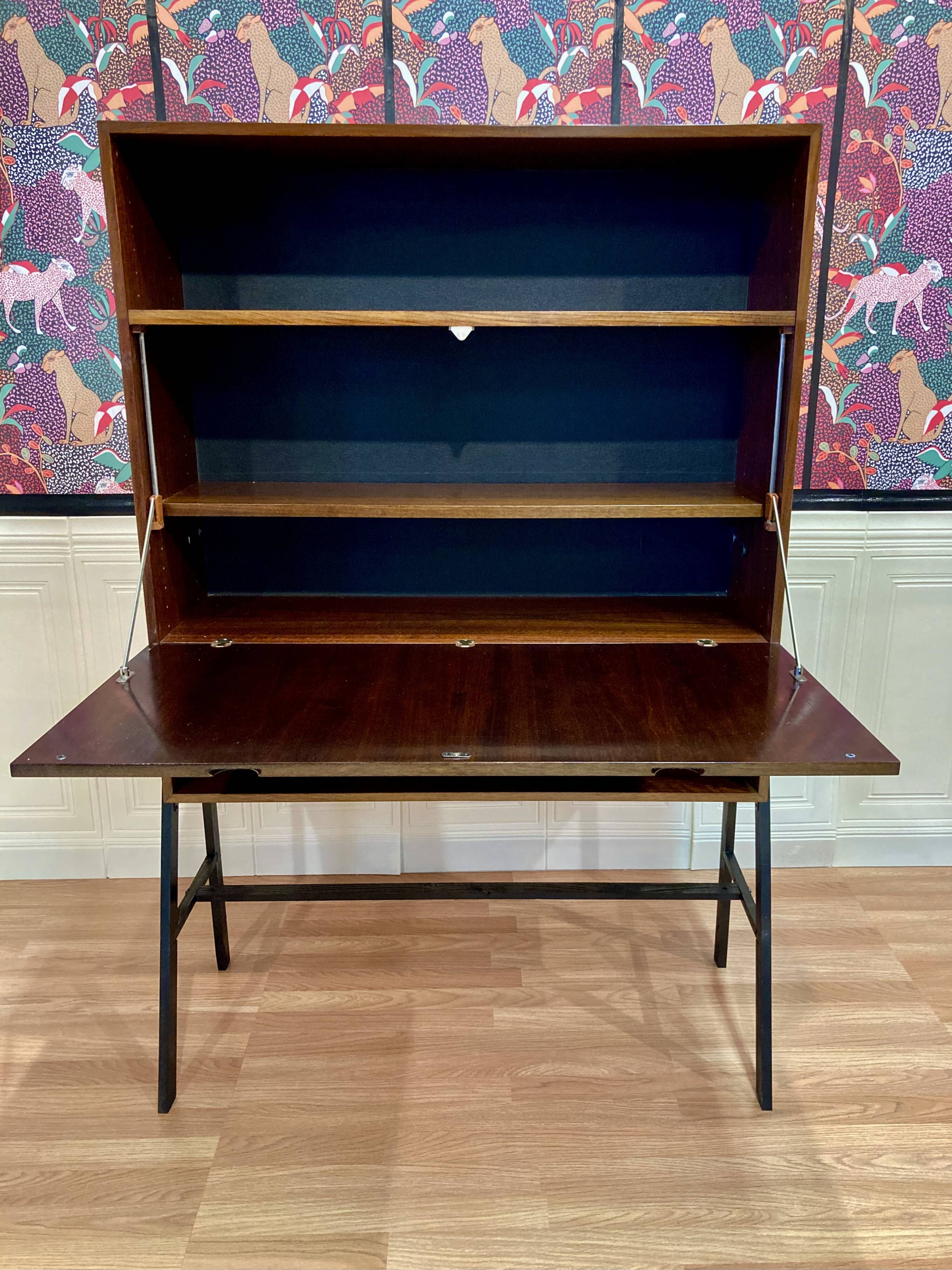 Rosewood desk scandinavian design 1950.