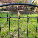 Wrought iron metal bed 2 places