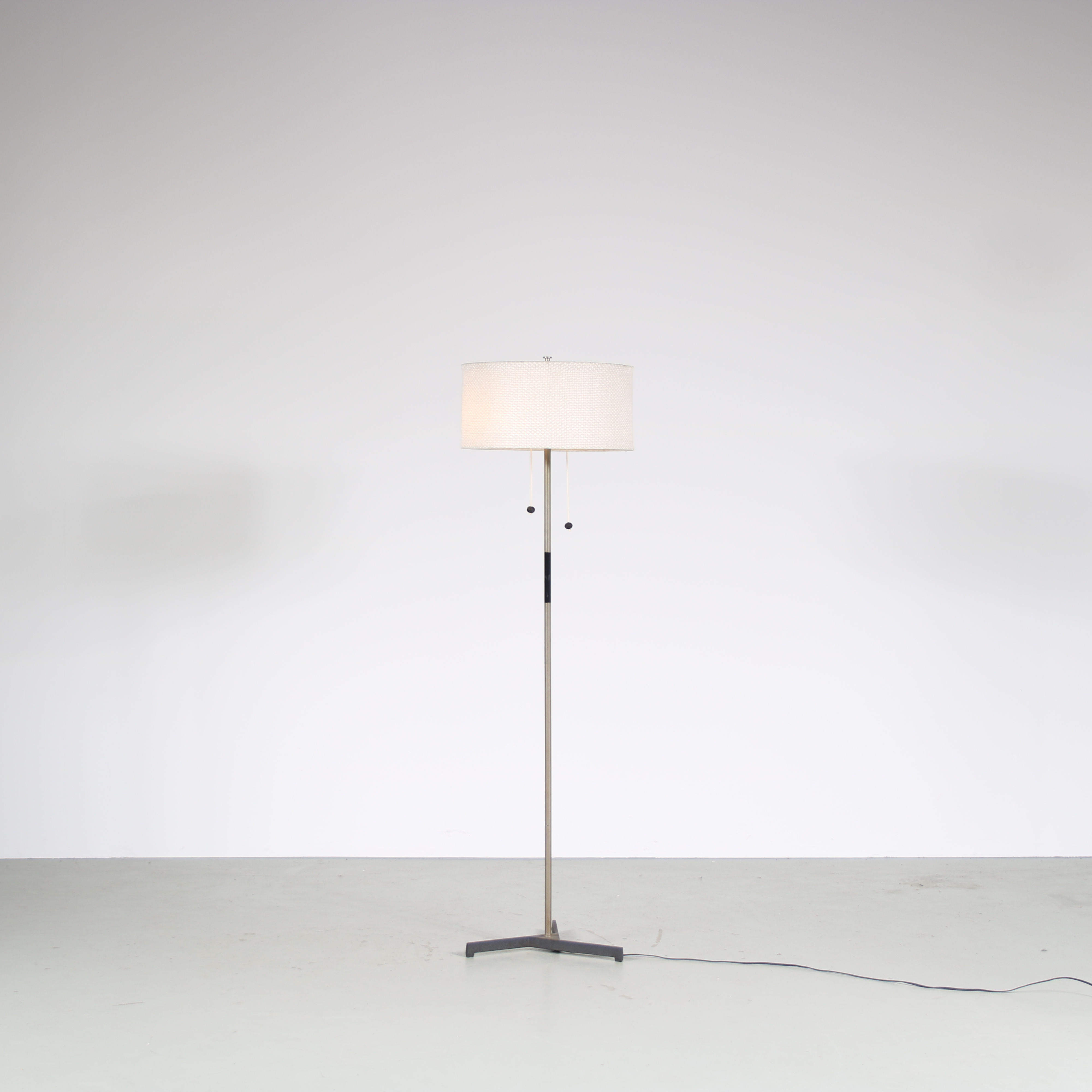 1950s Dutch minimalist floor lamp