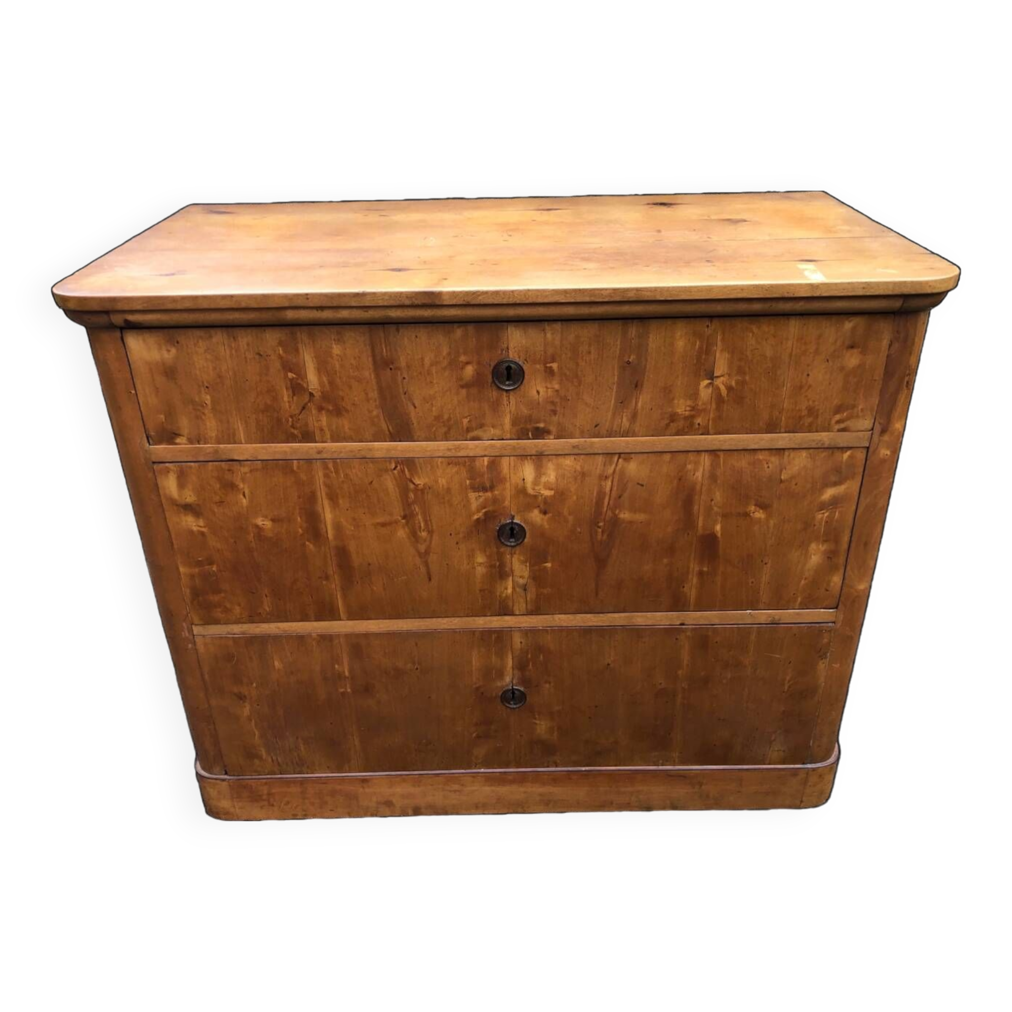Vintage solid wood chest of drawers