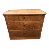 Commode vintage en bois massif