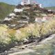 Oil painting on canvas by "Roger NEDELEC" "Ménerbes" 50x65 cm