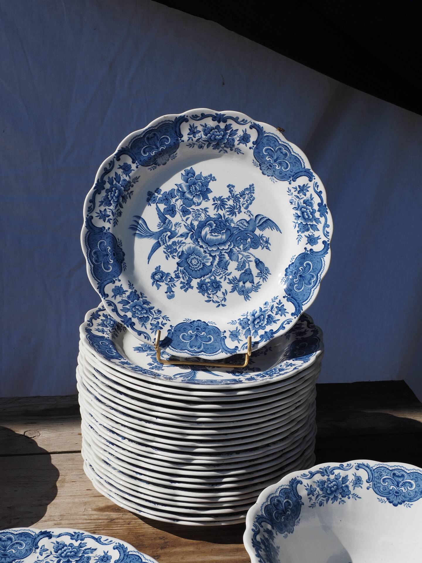 English porcelain service Ridway Staffordshire, 1980s