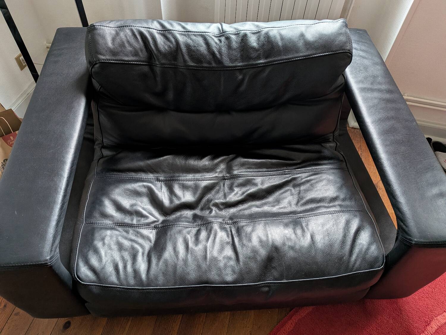 Steiner leather armchair