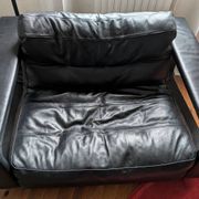 Fauteuil en cuir Steiner