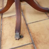 English style wooden side table with flaps