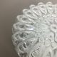 Modernist Floral Glass Wall Light Sconce Made by Hillebrand, Germany, 1970s