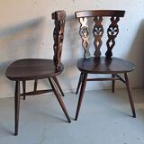 Pair of vintage 60's Ercol chairs