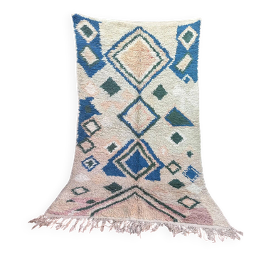 Authentic Moroccan Berber rug, Azilal brand new and colorful, 243x140cm