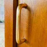 Vintage secretary on feet compass Scandinavian style, circa 50's