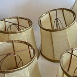 7 leather lampshades, 1960-1970