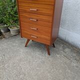 Vintage chest of drawers, high chest of drawers