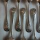 24 antique silver-plated cutlery sets