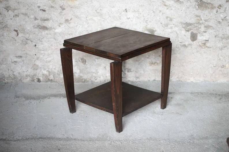 Table basse, d'appoint Art déco en bois