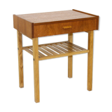 Table de chevet en teck, suède, 1960