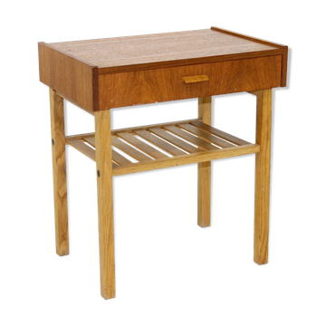 Teak bedside table, sweden, 1960