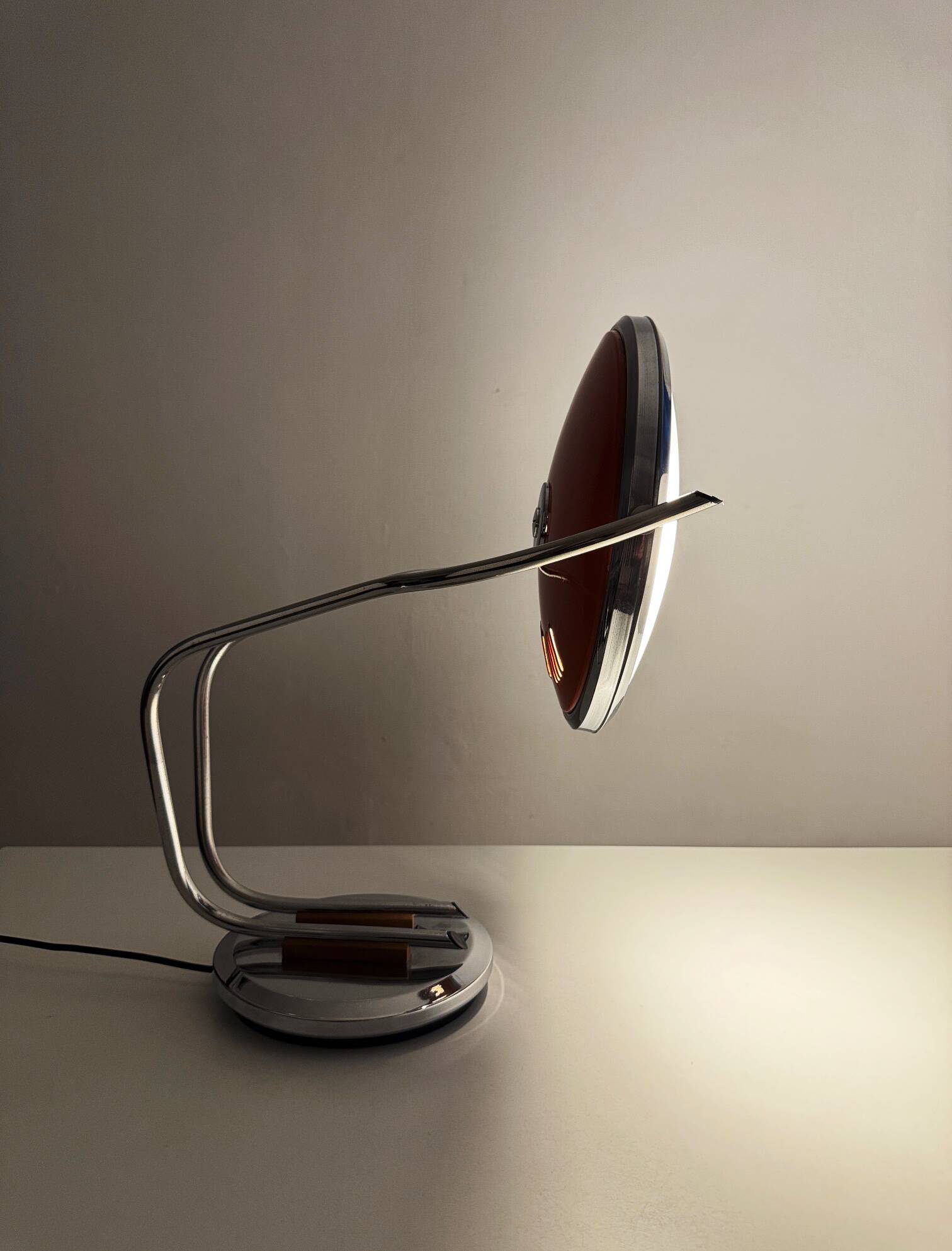 Lampe de bureau vintage Teio – Design argentin de l'ère spatiale (années 1970)