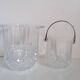 Lot 2 seaux cristal champagne glaçons