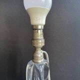 Large crystal lamp base stamped Baccarat