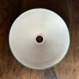 Grande gamelle en acier émaillé vert