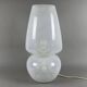 Large mushroom table lamp in Murano glass, Fabbian design, Space Age 1970s.