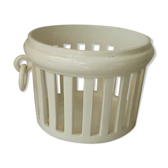 Cache pot en faience modele ajoure